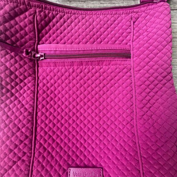 Vera Bradley Raspberry Radiance Hipster Crossbody Tote Bag Travel Washable - Picture 6 of 7